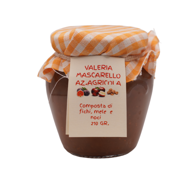 Composta di fichi mele e noci