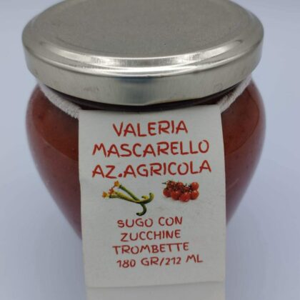 Sugo con zucchine trombette
